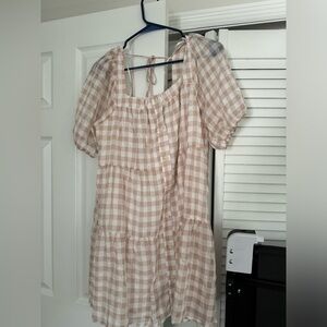 En saison gingham dress